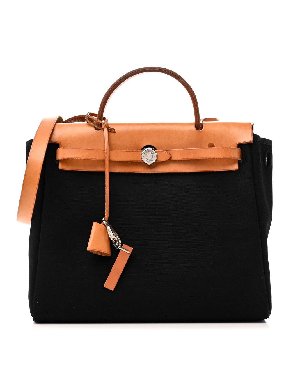 Hermes Toile Vache Calfskin Herbag 30 #277700H16B